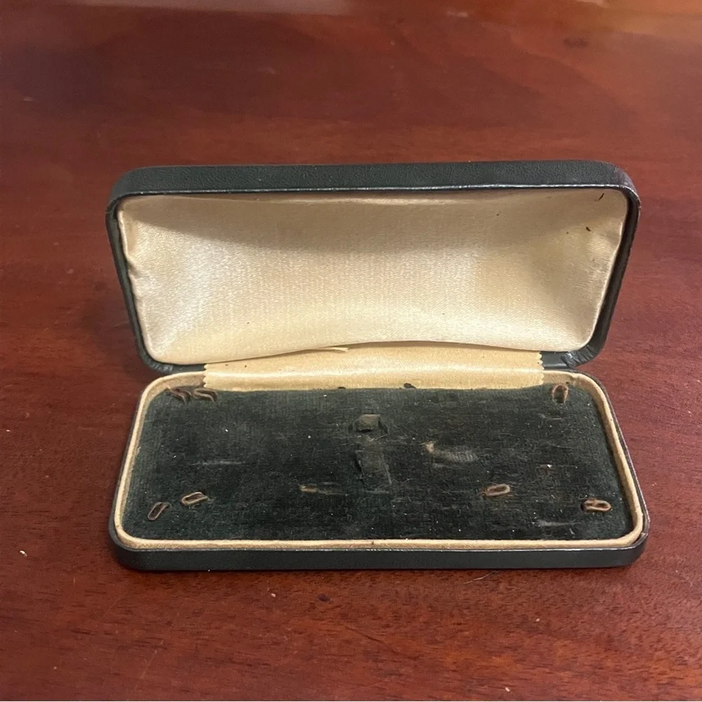 Vintage / Antique Men's Farrington Boxes Jewelry Presentation Display Box